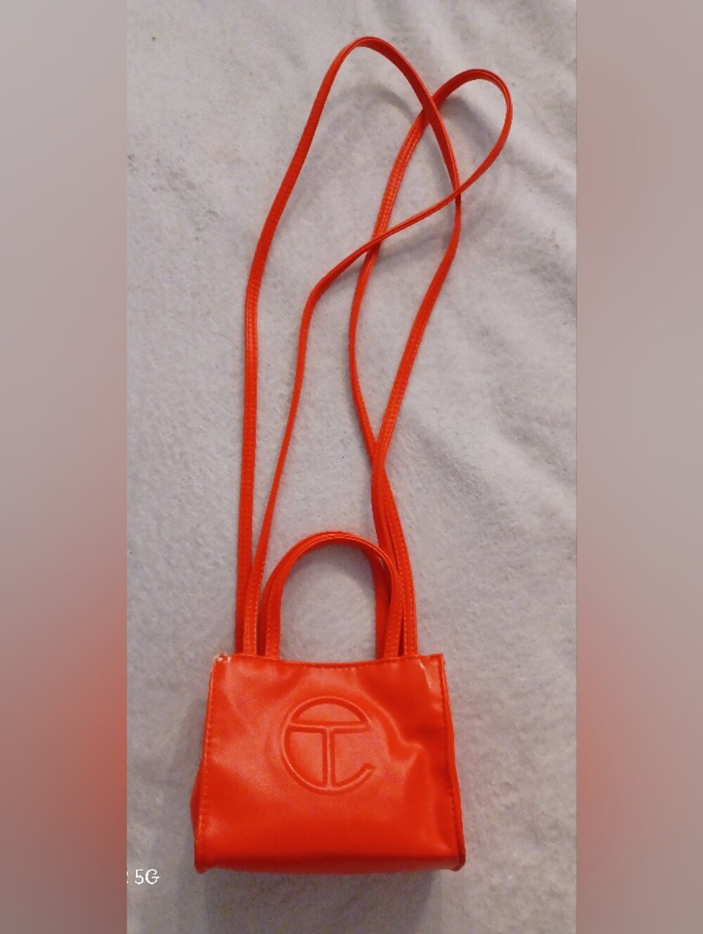 Authentic Telfar Shopping Bag Small - Orange (Gently Used)